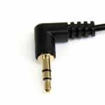 StarTech Καλώδιο 3.5mm male - 3.5mm male Μαύρο 0.3m (MU1MMS2RA) - Image 2