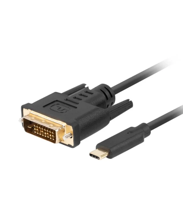 Lanberg USB 2.0 Cable USB-C male - DVI-D male Μαύρο 3m (CA-CMDV-10CU-0030-BK)