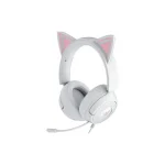 Razer Kraken Kitty V3 X Over Ear Gaming Headset με σύνδεση 3.5mm Quartz for Nintendo Switch / Nintendo Switch 2 / PC / PS5 / XBOX RZ04-05350300-R3M1
