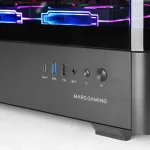 Mars Gaming MC-LCDPRO Gaming Midi Tower Κουτί Υπολογιστή με Πλαϊνό Παράθυρο Μαύρο TACMARS-MCLCDPRO - Image 2