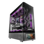 Mars Gaming MC-LCDPRO Gaming Midi Tower Κουτί Υπολογιστή με Πλαϊνό Παράθυρο Μαύρο TACMARS-MCLCDPRO - Image 10