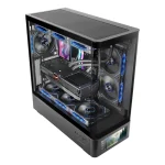 Mars Gaming MC-LCDPRO Gaming Midi Tower Κουτί Υπολογιστή με Πλαϊνό Παράθυρο Μαύρο TACMARS-MCLCDPRO - Image 12