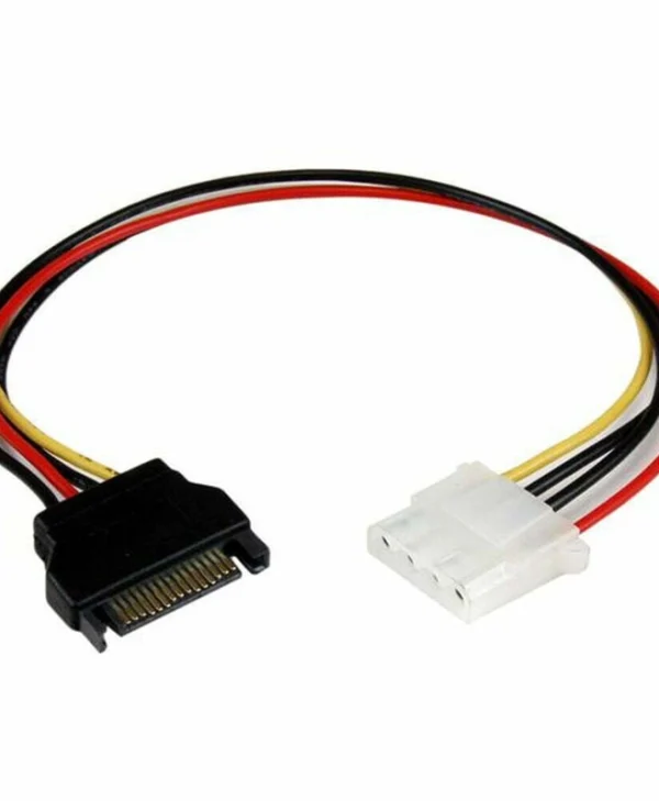 StarTech 15-Pin Sata - 4-Pin Molex Cable 0.3m Πολύχρωμο LP4SATAFM12