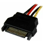 StarTech 15-Pin Sata - 4-Pin Molex Cable 0.3m Πολύχρωμο LP4SATAFM12 - Image 2