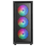 Mars Gaming MC-Air Midi Tower Κουτί Υπολογιστή με RGB Φωτισμό Μαύρο TACMARS-MCAIR - Image 2