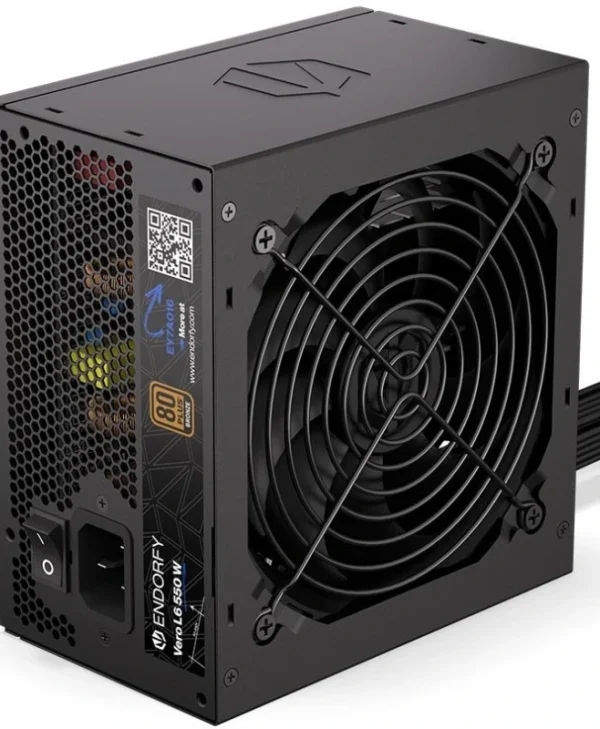 Endorfy Vero L6 550W Μαύρο Τροφοδοτικό Υπολογιστή Full Wired 80 Plus Bronze EY7A016