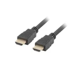 Lanberg HDMI 1.4 Cable HDMI male - HDMI male 0.5m Μαύρο CA-HDMI-11CC-0005-BK