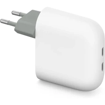 Google Φορτιστής Χωρίς Καλώδιο με 2 Θύρες USB-C 67W Power Delivery Λευκός (Pixel Flex) GA09856-EU