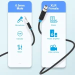 Vention Cable XLR female - 6.3mm male Μαύρο 2m (BBEBH) - Image 3