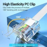 Vention Flat Τηλεφωνικό Καλώδιο RJ11 6P4C 20m Λευκό (IQBWQ) - Image 4