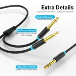 Vention Cable 6.3mm male - 2x 6.3mm male 1m BATBF - Image 3