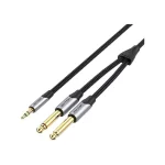 Vention Cable 6.3mm male - 3.5mm male 3m Γκρι BARHI