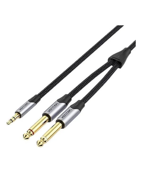Vention Cable 6.3mm male - 3.5mm male 3m Γκρι BARHI