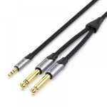 Vention Cable 6.3mm male - 3.5mm male 1m Γκρι BARHF