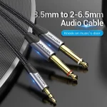 Vention Cable 6.3mm male - 3.5mm male 1m Γκρι BARHF - Image 3