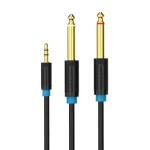 Vention Cable 2x 6.3mm male - 3.5mm male 1m (056429) BACBF