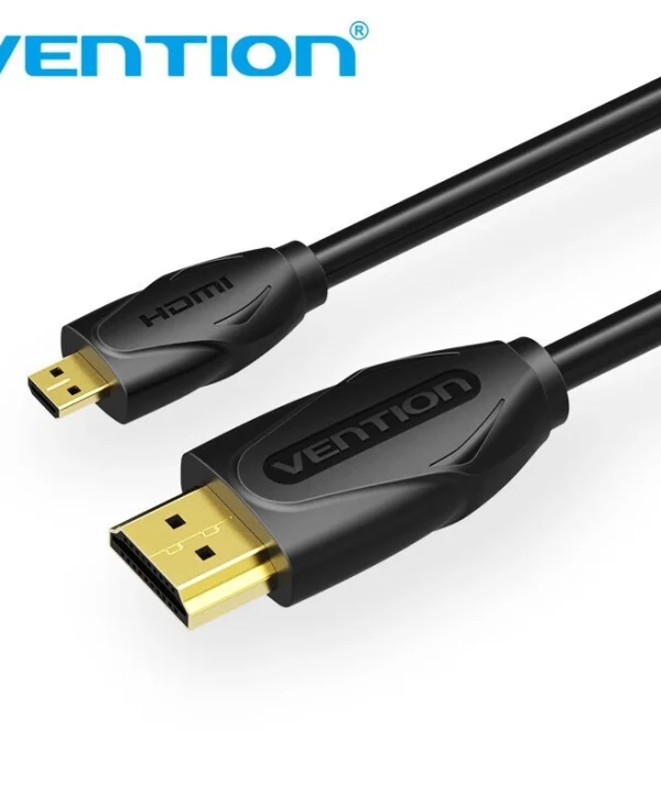 Vention HDMI 2.0 Cable micro HDMI male - HDMI male 2m Μαύρο VAA-D03-B200