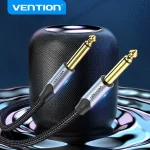 Vention Cable 6.3mm male - 6.3mm male 1m Γκρι BASHF - Image 4