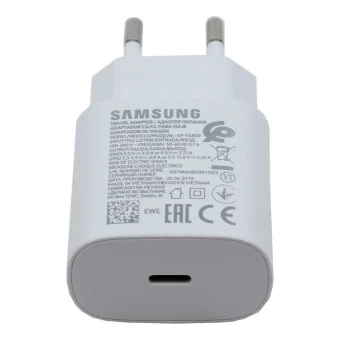 Samsung Φορτιστής Χωρίς Καλώδιο με Θύρα USB-C 25W Power Delivery Λευκός (EP-TA800E Bulk) GP-PTU021SOAWQ
