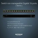 NetGear GS316-300EUS L2 Switch - Image 2