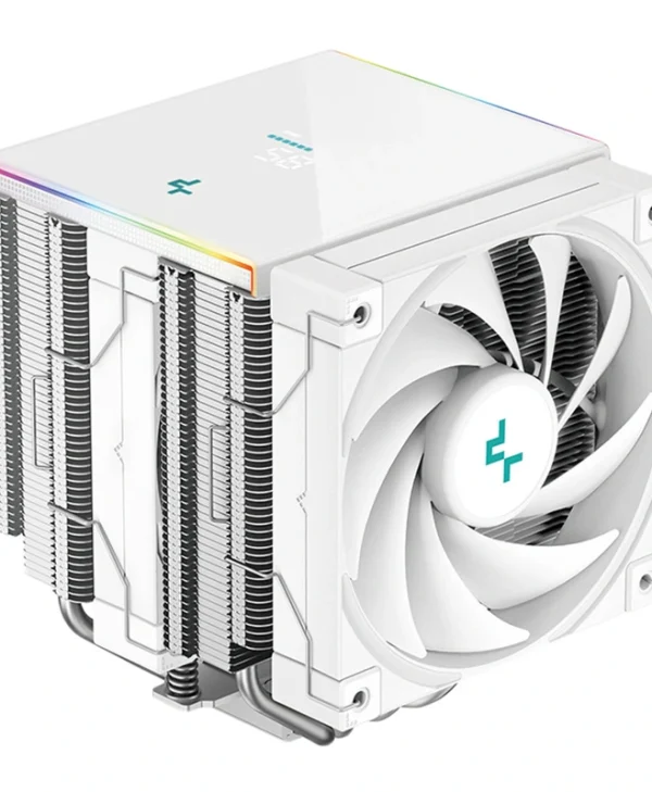 Deepcool AK620 Digital SE Ψύκτρα Επεξεργαστή Διπλού Ανεμιστήρα για Socket AM4/AM5/1200/115x με RGB Φωτισμό Λευκή R-AK620-WHADMN-GJD