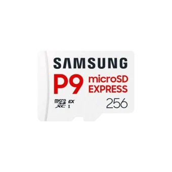 Samsung P9 Express microSDXC 256GB Class 10 U3 V30 A1 UHS-I MB-MK256T/WW
