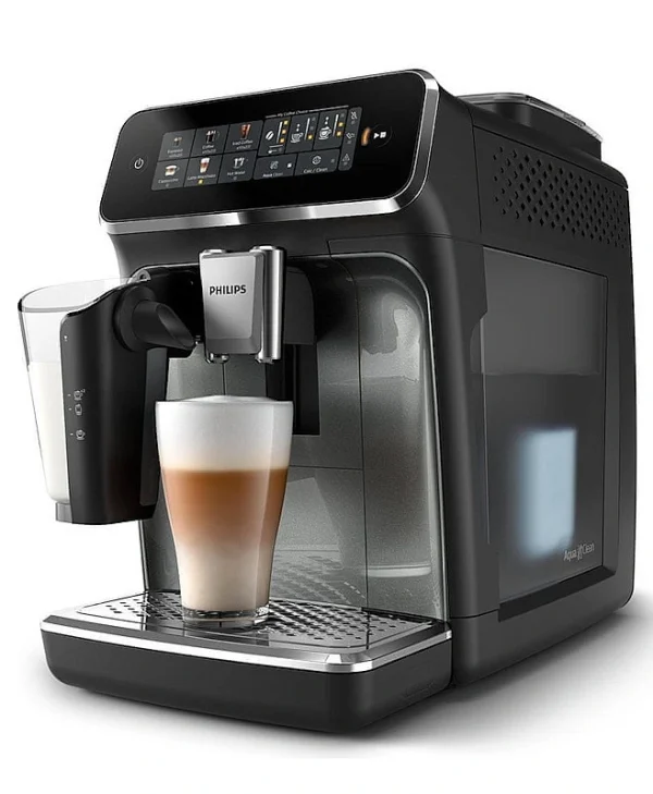 Philips Series 3300 Αυτόματη Μηχανή Espresso 1500W Πίεσης 15bar για Cappuccino με Μύλο Άλεσης Μαύρη EP3349/70
