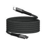Verbatim Braided USB 2.0 Cable USB-C male - USB-C 100W Μαύρο 1.2m 31863