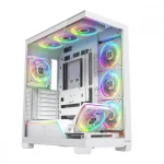 Modecom Volcano Stellar Plus ARGB 8F Midi Tower Κουτί Υπολογιστή με Πλαϊνό Παράθυρο Λευκό AT-STELLAR-PLUS-8F-ARGB-20 - Image 3