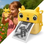 Media-Tech Snapi Παιδική Φωτογραφική Μηχανή 8MP με Θερμική Εκτύπωση Κίτρινη MT4108 - Image 2