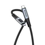 Verbatim Braided / LED USB 4 Cable USB-C male - USB-C 240W Μαύρο 1.2m 31849 - Image 5