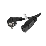 Lanberg IEC C19 / IEC C20 / Schuko - IEC C19 / IEC C20 / Schuko / IEC 320 Cable 1.8m Μαύρο CA-C19C-10CC-0018-BK