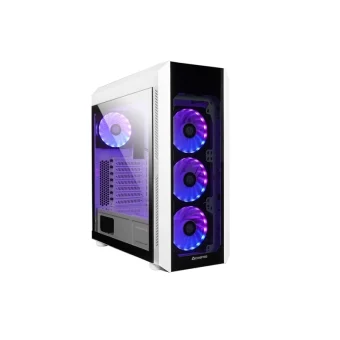 Chieftec Scorpion III Gaming Midi Tower Κουτί Υπολογιστή με Πλαϊνό Παράθυρο και RGB Φωτισμό White Edition GL-03W-OP