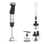 Tefal Quickchef Ραβδομπλέντερ με Ανοξείδωτη Ράβδο 1000W Ασημί HB67G830 - Image 3