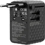 Verbatim Φορτιστής Χωρίς Καλώδιο GaN με Θύρα USB-A και 3 Θύρες USB-C 170W Power Delivery Μαύρος (30190) - Image 2