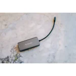 Verbatim USB-C Docking Station με HDMI 4K PD Ethernet Γκρι (32157) - Image 5