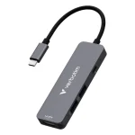 Verbatim USB-C Docking Station με HDMI 4K PD Γκρι (32155) - Image 2
