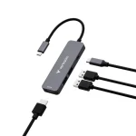Verbatim USB-C Docking Station με HDMI 4K PD Γκρι (32155) - Image 3