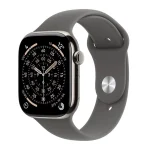 Apple Watch Series 11 Cellular Titanium 42mm Αδιάβροχο με eSIM και Παλμογράφο (Natural Titanium Case with Stone Grey Sport Band - M/L) MF8N4ZR/A