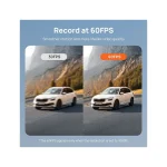 70Mai Σετ Κάμερα DVR Αυτοκινήτου 4K με Οθόνη 3" GPS για Παρμπρίζ & Κάμερα Οπισθοπορείας A810S-2 - Image 4