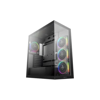 Deepcool CG580 4F V2 Gaming Midi Tower Κουτί Υπολογιστή με Πλαϊνό Παράθυρο και ARGB Φωτισμό Μαύρο R-CG580-BKADA4-G-2