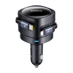 Baseus Enjoyment Max Car Charger Φορτιστής Αυτοκινήτου 60W Γρήγορης Φόρτισης μαζί με Καλώδιο Lightning / Type-C Μαύρο Χρώμα C00035507121-00 - Image 2
