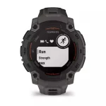 Garmin Instinct E 45mm Αδιάβροχο Smartwatch με Παλμογράφο (Black with Charcoal Band) 010-02933-00 - Image 5