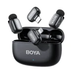 Boya mini 2 Lightning & Type-C Σετ Ασύρματο Δυναμικό Μικρόφωνο Πέτου, Clip On Δημοσιογραφικό BOYA mini 2-01