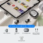 Boya Mini 2 Type-C Σετ Ασύρματο Δυναμικό Μικρόφωνο Πέτου, Clip On Δημοσιογραφικό σε Γκρι Χρώμα Space Gray BOYA mini 2-02- Gray - Image 2