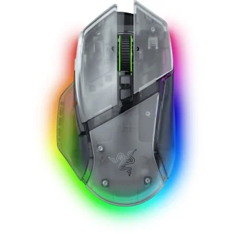 Razer Basilisk V3 Pro 35K Phantom White Edition Ασύρματο RGB Gaming Ποντίκι 35000 DPI Γκρι RZ01-05240400-R3G1