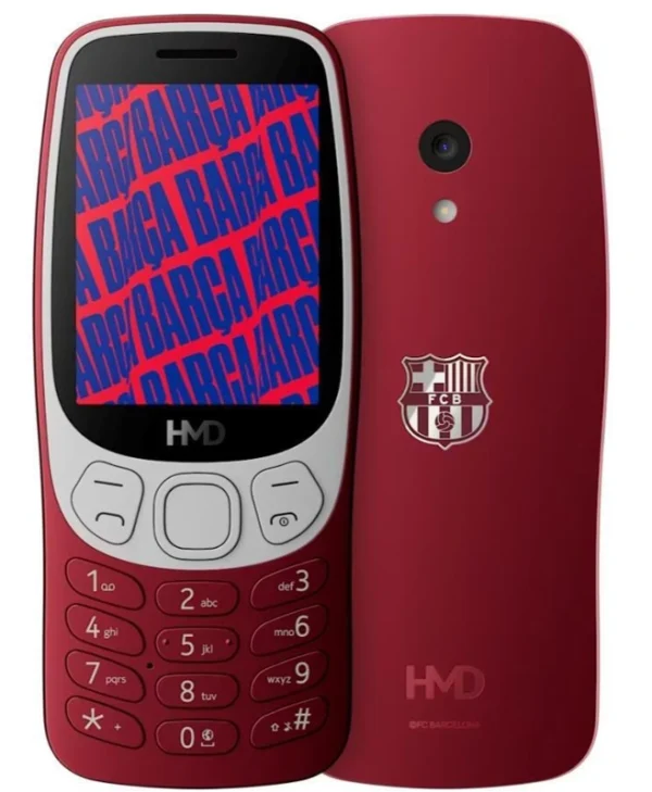 HMD Barca 3210 Dual SIM Κινητό με Κουμπιά Κόκκινο 1GF036MPB1G01
