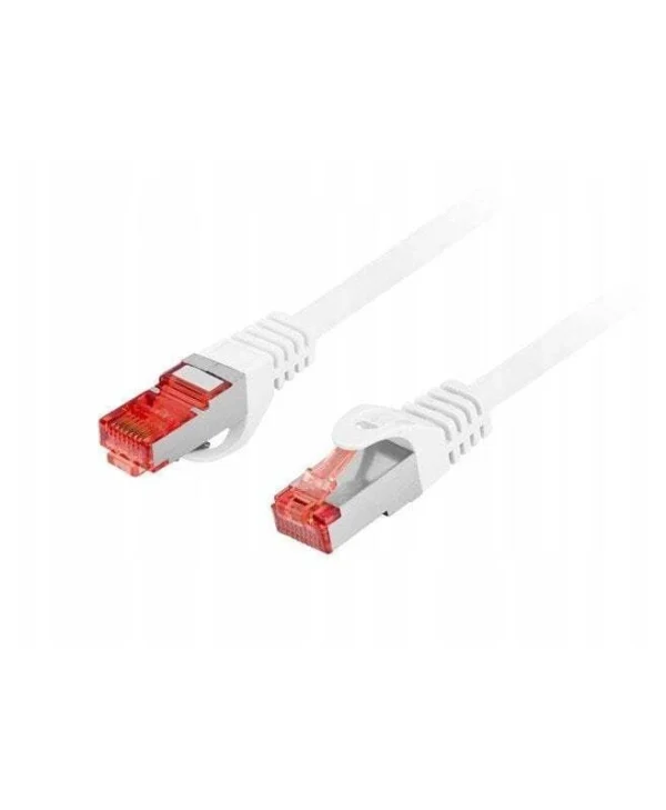 Lanberg S/FTP Cat.6 Καλώδιο Δικτύου Ethernet 3m Λευκό 1τμχ PCF6-10CU-0300-W