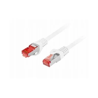 Lanberg S/FTP Cat.6 Καλώδιο Δικτύου Ethernet 0.25m Λευκό 1τμχ PCF6-10CU-0025-W