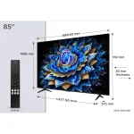 TCL Smart Τηλεόραση 85" 4K UHD QLED 85T69C (2025) - Image 3